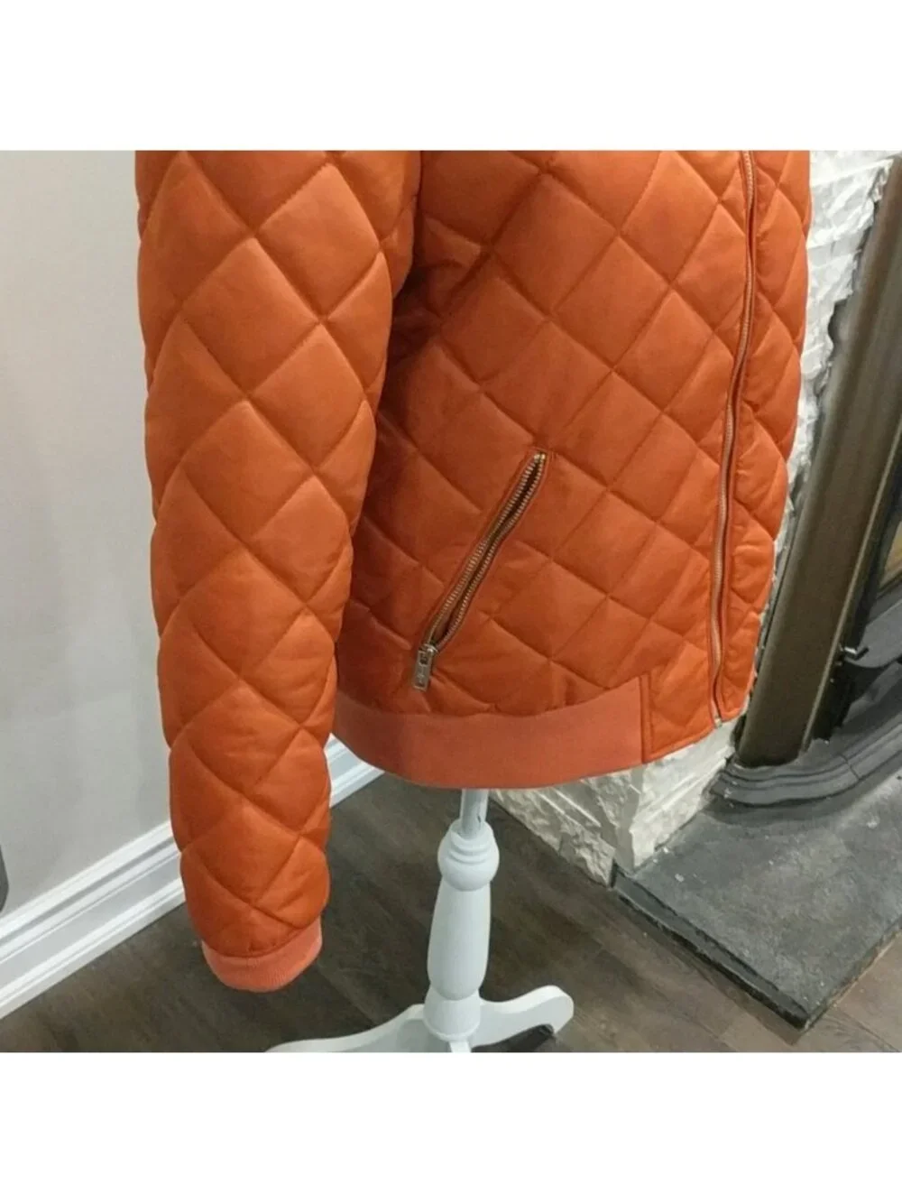 7 for all man kind orange jacket like new